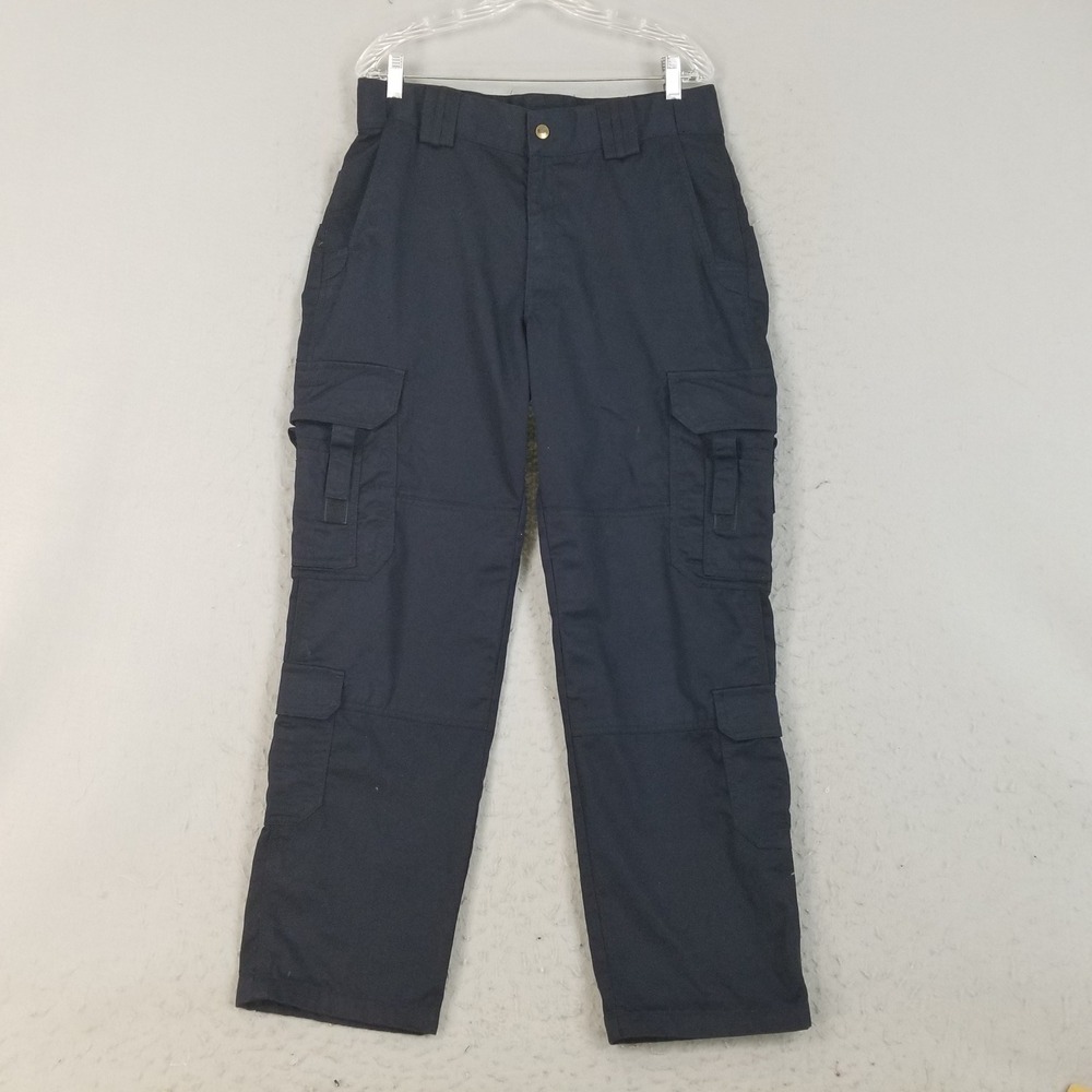 5.11 Tactical Cargo Pants Men 34x32 Navy Blue Utility Work Trousers Reinforced